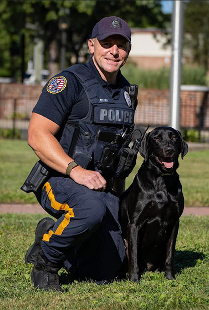 Officer Palma and K9